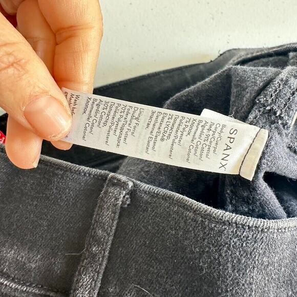 SPANX Ankle Skinny Jeans Pull On High Rise Denim Jegging Women’s Black Size M - Picture 6 of 6